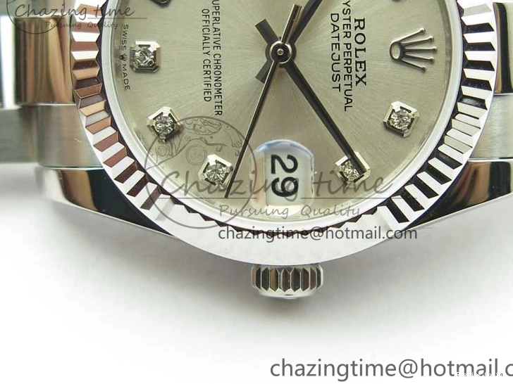 0214 Datejust 31mm 278271 SS BP Maker Best Edition Silver Crystal Dial on Oyster Bracelet Affordable 2745